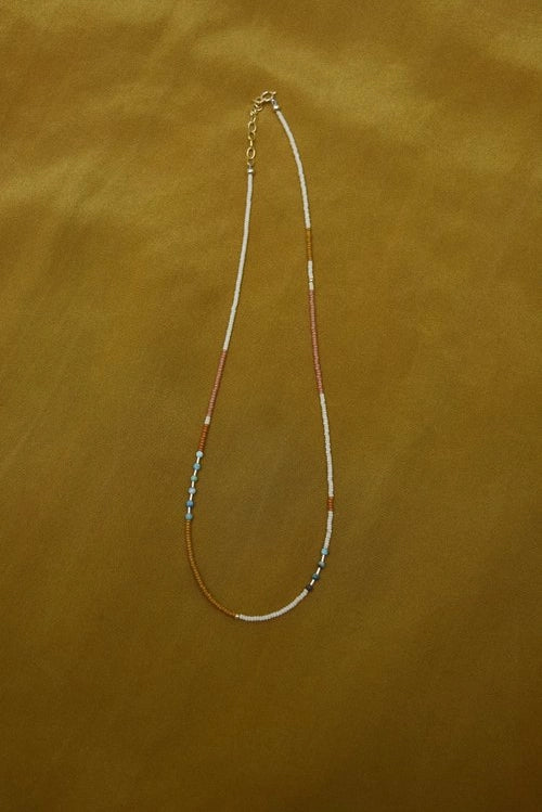 Hand-Beaded Dainty Necklace