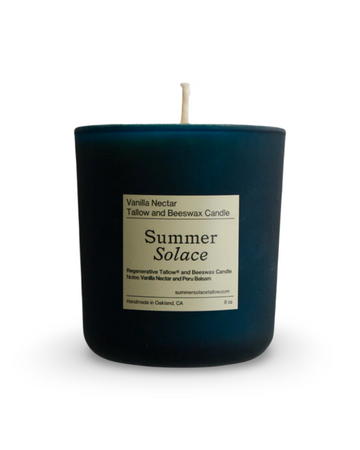 Vanilla Nectar + Peru Balsam Tallow Candle