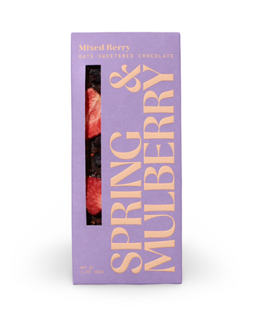 Mixed Berry Date-Sweetened Dark Chocolate